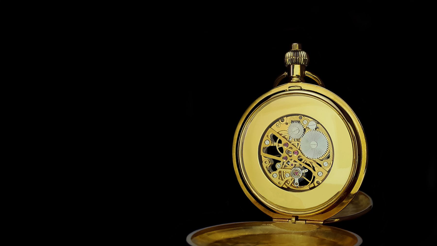 Wholesale watches — macro of a fine mechanical watch movement